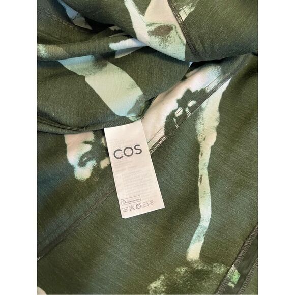 COS DRAPED ASYMMETRIC MIDI SKIRT - Picture 12 of 13